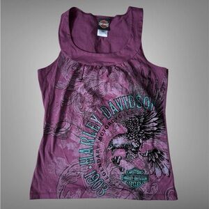 Harley-Davidson purple Graphic Tank Top